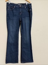 torrid Dark Wash Jean  women 12R mid rise slim boot casual office retro picture