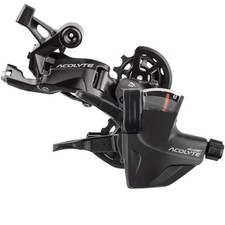 microSHIFT Acolyte 8-Speed Shifter & Super Short Rear Derailleur Bundle picture