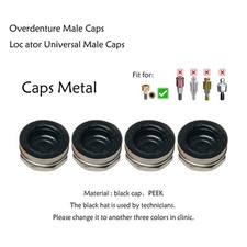 Dental Zest Locator Replacement Metal Housing &Black Lab Processing Cap Assembly picture