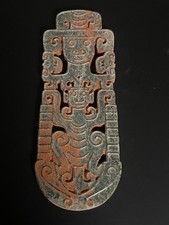 age-old China antique  Jade Plaque with Deity Figure, Shijiahe Culture picture