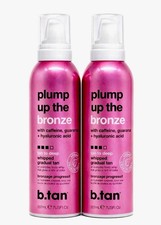 b.tan Plump Up The Bronze Deep Glow Whipped Gradual Tanner, 2-Pack (7.05 oz) picture