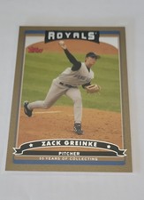 2006 Topps - Zack Greinke #203 Gold /2006 Royals picture