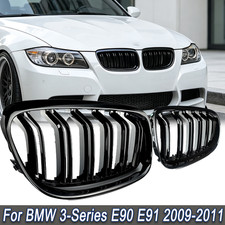 Front Kidney Grille Grill Gloss Black For BMW 3-Series E90 E91 2009-11 328i 335i picture