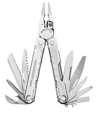 LEATHERMAN Rebar 17 in 1 Multitool Premium Replaceable Wire Cutters & Saw Silver picture