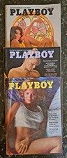 Lot of 6 Vintage Playboy Magazines 1975 Bardot Lovelace Coppola Mel Brooks PMOY picture