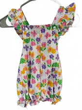 Vintage Healthtex Romper Duck Floral Chicks picture