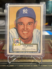 Topps 1952 Allie Reynolds New York Yankees #67 Red Back Baseball Card picture