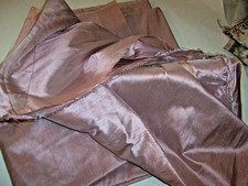 Vintage/MCM NOS Warm Rose Light-wt. 100% Silk Dupioni 18