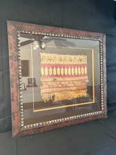 Pre-Columbian Peruvian/Andean Framed Textile Fragment picture