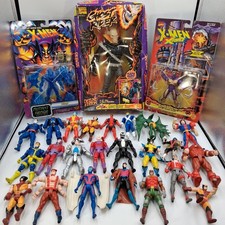 VTG 1990s Lot Of Toy Biz Marvel X-Men Action Fig Lot - 26 Fig Set Ghostrider NIB picture