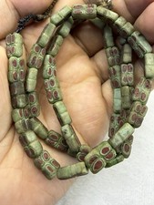 Lovely Rare Ancient Roman Mosaic Glass Beads Strand Necklace picture