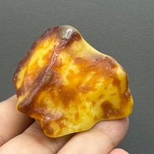 Big Baltic Amber from Poland yellow butterscotch raw natural Amber vintage picture