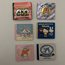Vintage Sanrio Mini Seal Sticker Book Me Melody Tuxedo Sam Twin Stars Lot Of 6 picture