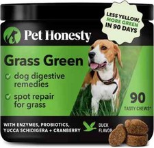 Grass Green Dog Chews - Urine Neutralizer for Lawn 90 ct turkey or duck flavor picture