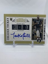 Tacko Fall 2019-20 Panini Contenders Draft Rookie Ticket Auto UCF RC Card #118 picture