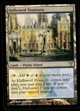 1x Foil Hallowed Fountain - Dissension LP - MTG picture