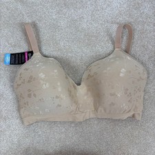 Bali Comfort Revolution Wirefree Bra Floral Beige DF3643 3XL/3TG NWT picture