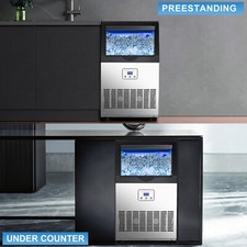 110 lbs Stainless Steel Restaurant Commercial Air Cooled Ice Maker Cube Machine picture