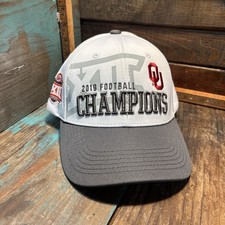 OU Sooners 2019 Big 12 Champions Top Of The World Baseball Cap picture