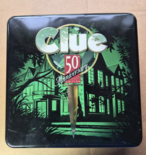 CLUE 50th Anniversary Edition TIN BOX Game Parker Brothers Hasbro Complete 1999 picture
