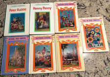 VTG Lot 7 A PUPPET & MY TINY STORYBOOK 3-D Fairy Tale Book Series Hardcover Kids picture