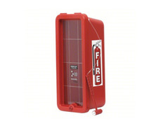 ✅🔥🧯NEW CATO 5lb. FIRE EXTINGUISHER CABINETS W/ PLEXIGLASS, LOCK & HAMMER picture