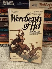 Werebeasts of Hel Asa Drake (Popular Library, 1986) Paperback picture
