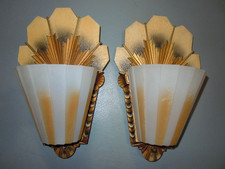 RARE PAIR ART DECO 