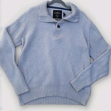 H&M Cable Knit Fisherman Sweater Mens L — Off White / Cream, 100% Baumwolle picture