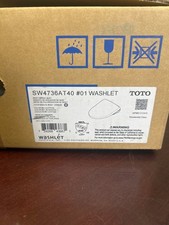 TOTO SW4736AT40#01 S7A Elongated Bidet Toilet Seat with EWATER+, Auto Open/Close picture