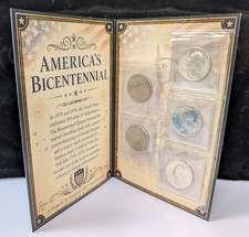 All (5) Bicentennial Quarters 1976 P D S Silver Unc S Proof S Silver Proof picture