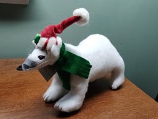 2009 Annalee stuffed doll Christmas polar bear 9