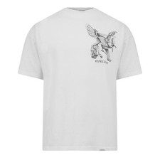 Represent Elegance In Motion T-Shirt Men's L Flat White Crewneck Short Sleeve picture