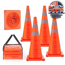 Conos De Seguridad Vial Plegables De 28 Pulgadas Conos Emergentes Multiusos NEW picture