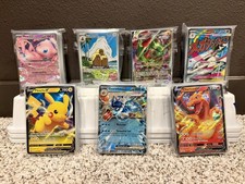 Pokemon Card 100 Card Lot - 3 Hits ex, V, VMax or Illustration Rare + 20 Holos  picture