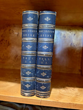 1869 Cassell's Household Guide Complete 4 Vols, 2 Victorian Leather Illustrated picture