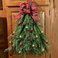 Christmas Simulation Christmas Tree Wreath Door Decoration Door Hanging Home Hol picture