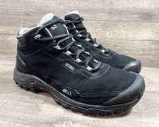 Salomon Shelter CSWP Waterproof Winter Boots Softshell 404729 Black Mens Size 11 picture