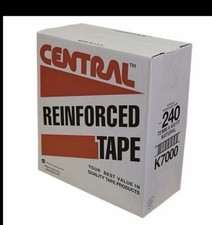 Central reinforced tape. Natural, 70mm x 450ft. 10 rolls per case picture