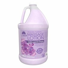 La Palm Healing Therapy Massage Lotion Sweet Lavender Dreams, One Gallon picture