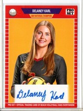 2024 Leaf Pro Set Volleyball - Autograph Delaney Karl picture