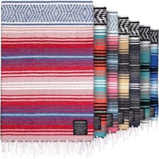 NEW - HN Authentic Mexican Blankets - Hand Woven Blanket - 70