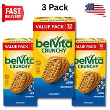 belVita Blueberry Breakfast Biscuits, Value Pack, 36 Packs (4 Biscuits Per Pack) picture