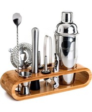 Mixology& rCocktail Shaker Set Bartender Kit with Stand | Bar Set Drink Mixer Se picture