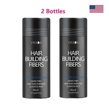 VIKADA Hair Fibers Hair Keratin Powder Hair Building 2 Bottles 27.5g/0.97oz picture