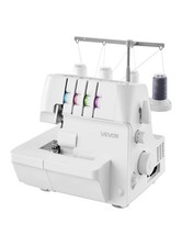 VEVOR Serger Sewing Machine Overlock Machine 1250 SPM 2-3-4 Thread Capability picture