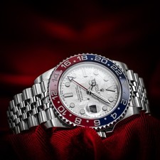 Rolex GMT-Master II Meteorite Pepsi Jubilee Stainless Steel 116710LN Full Set picture