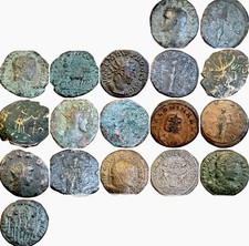 Interesting Lot Of 9 Ancient Roman Coins 🥳 picture