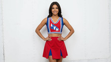1980 Mickey Toni Basil Las Vegas Cheerleader Uniform Cosplay Halloween Costume picture