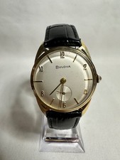 1957 Bulova President Gold Plated Recently Serviced 10k Mechanical Watch picture